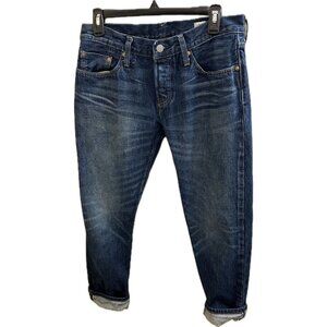 Levi's 501 Ct Cone Denim Jeans Blue Selvedge Denim Distressed 26x30 (30x27.5)